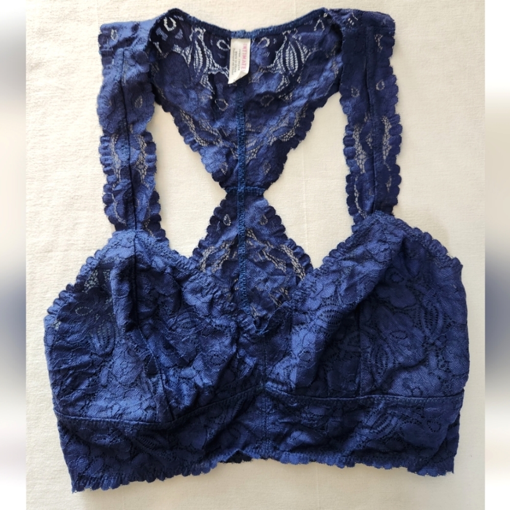 Free People Blue Lace Bralette